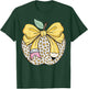 Teacher Coquette Pencil Bow And Apple Teacher T-Shirt - T-Shirt | Forest