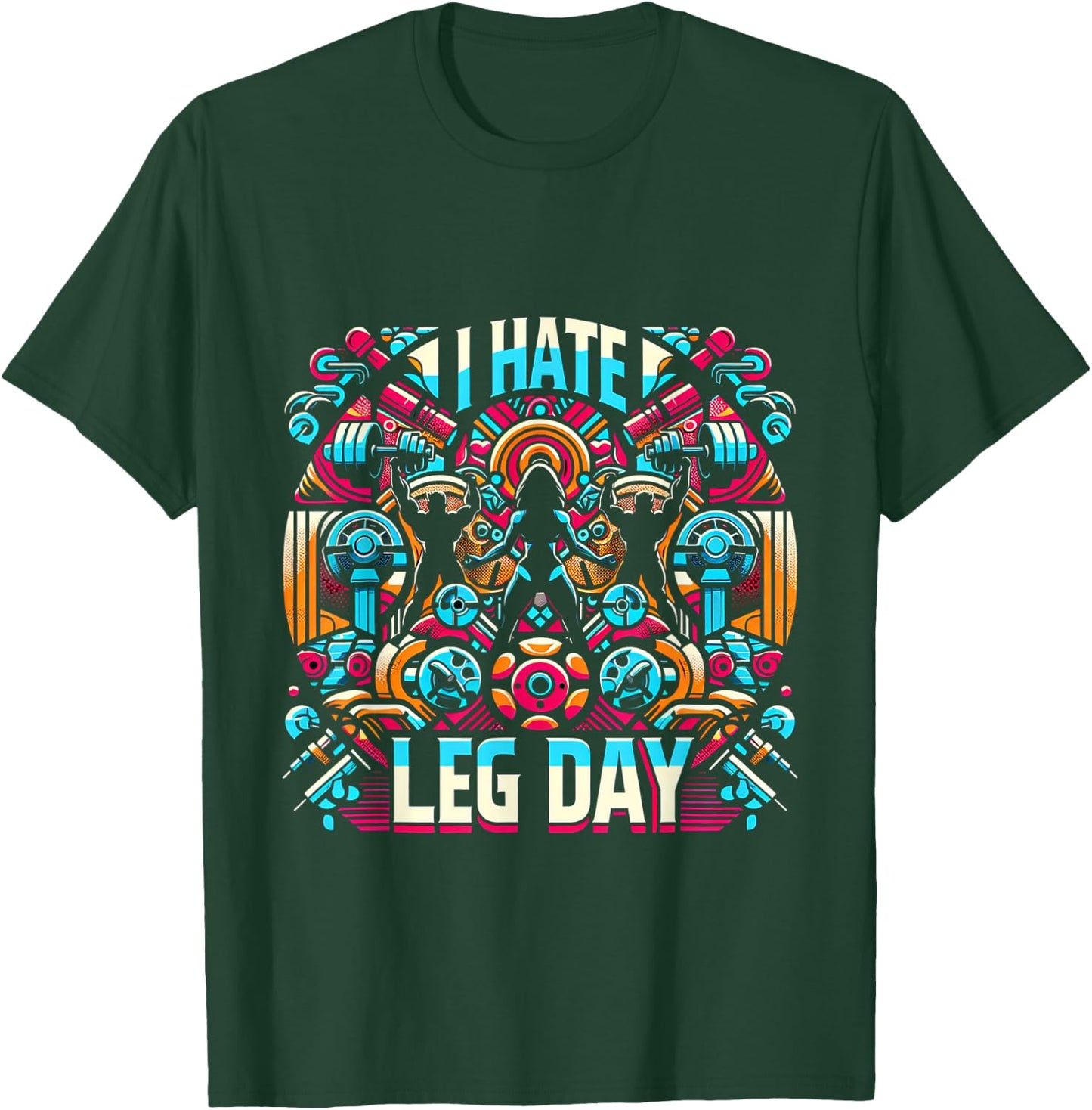 I Hate Leg Day _ T-Shirt - T-Shirt | Forest