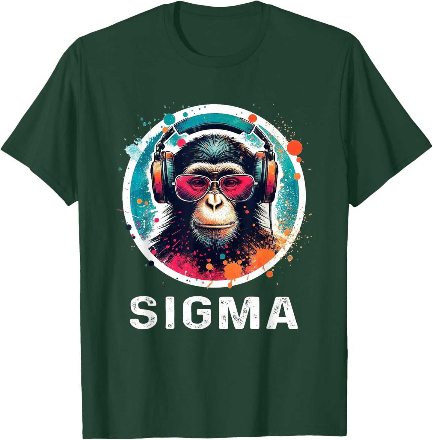 Sigma Meme Shirts Ironic Meme Shirt Funny Sigma Shirt Monkey T-Shirt - T-Shirt | Forest