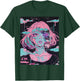Anime Girl Vaporwave Glitchcore Pastel Goth Distressed T-Shirt - T-Shirt | Forest