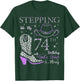 Stepping Into My 74th Birthday With God's Grace and Mercy T-Shirt - T-Shirt | Forest