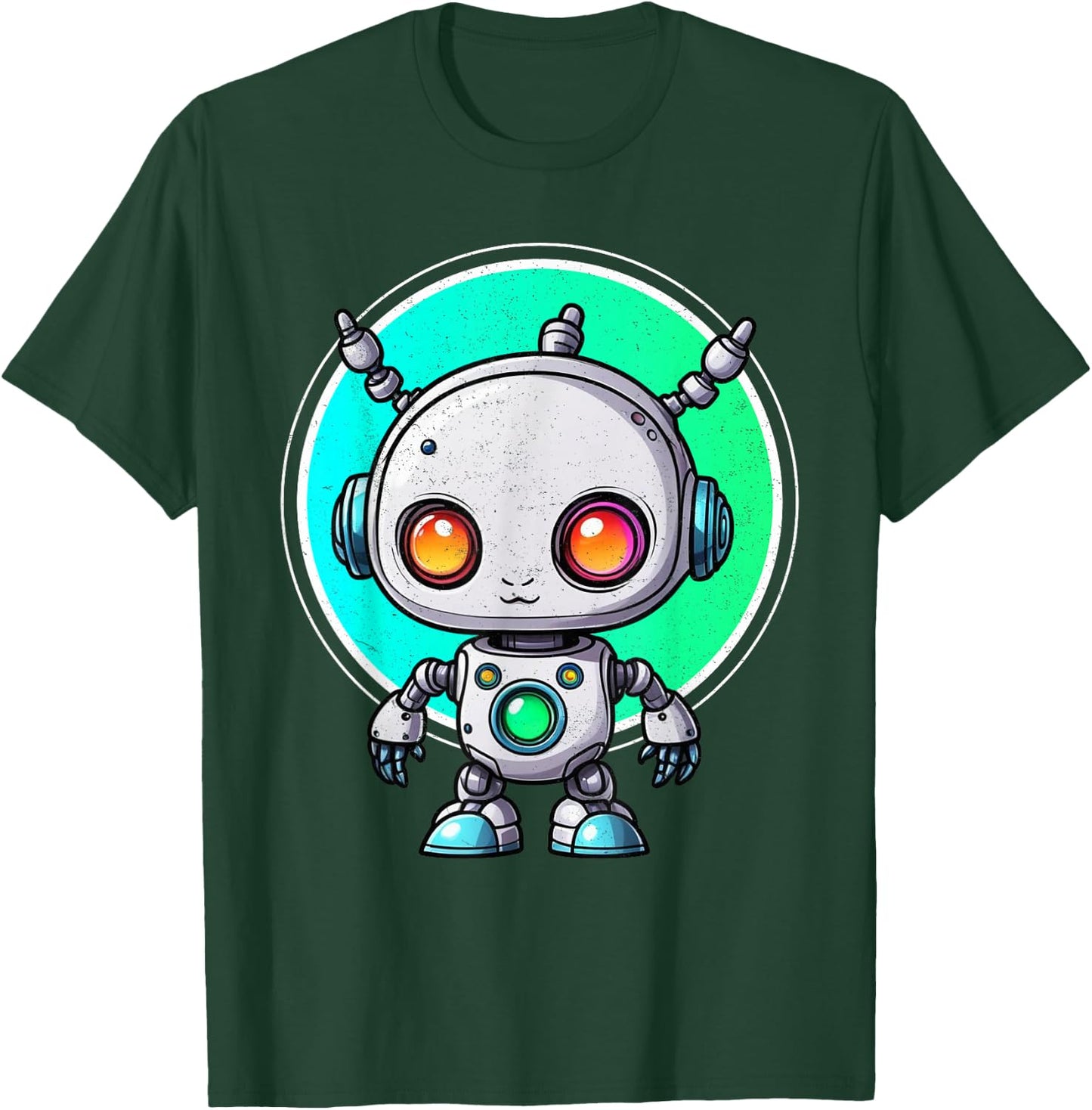 Robot For Kids Boys Girls Robotics Engineer T-Shirt - T-Shirt | Forest