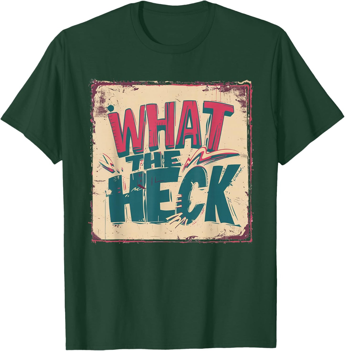 Nice What the Heck Costume for Boys and Girls T-Shirt - T-Shirt | Forest