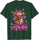 Save The Udders Breast Cancer Awareness Warrior Highland Cow T-Shirt - T-Shirt | Forest
