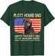 Plott Hound Dad Happy Fathers Day To My Amazing Daddy Dog Men Women T-Shirt - T-Shirt | Forest
