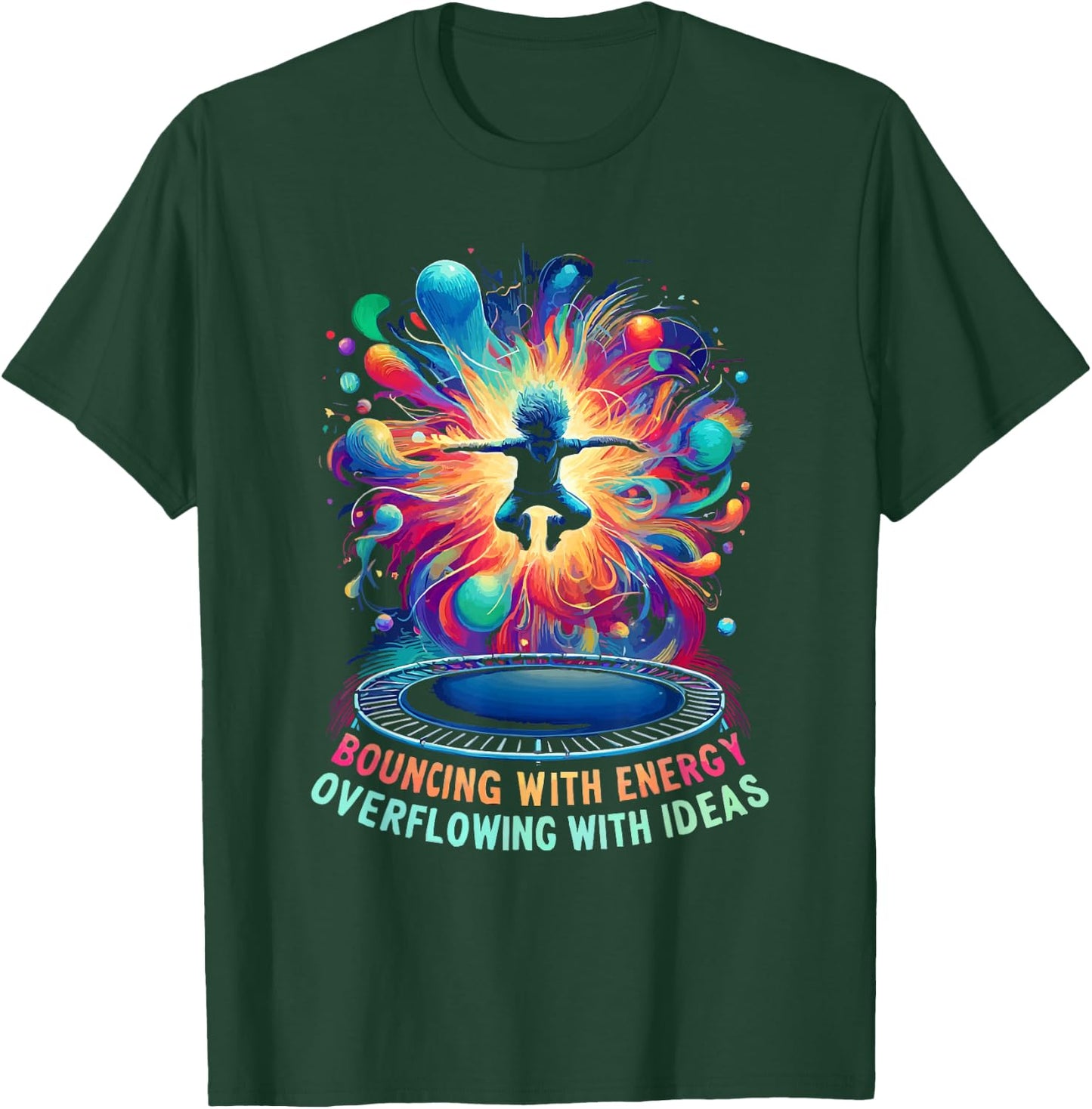 AuDHD Autism ADHD Autistic Spectrum Neurodiversity T-Shirt - T-Shirt | Forest
