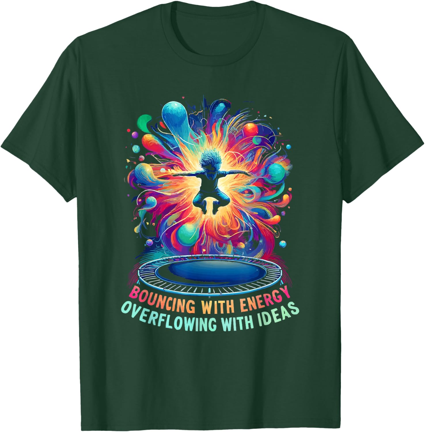 AuDHD Autism ADHD Autistic Spectrum Neurodiversity T-Shirt - T-Shirt | Forest