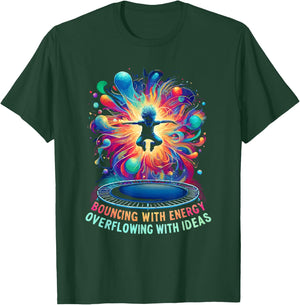AuDHD Autism ADHD Autistic Spectrum Neurodiversity T-Shirt - T-Shirt | Forest