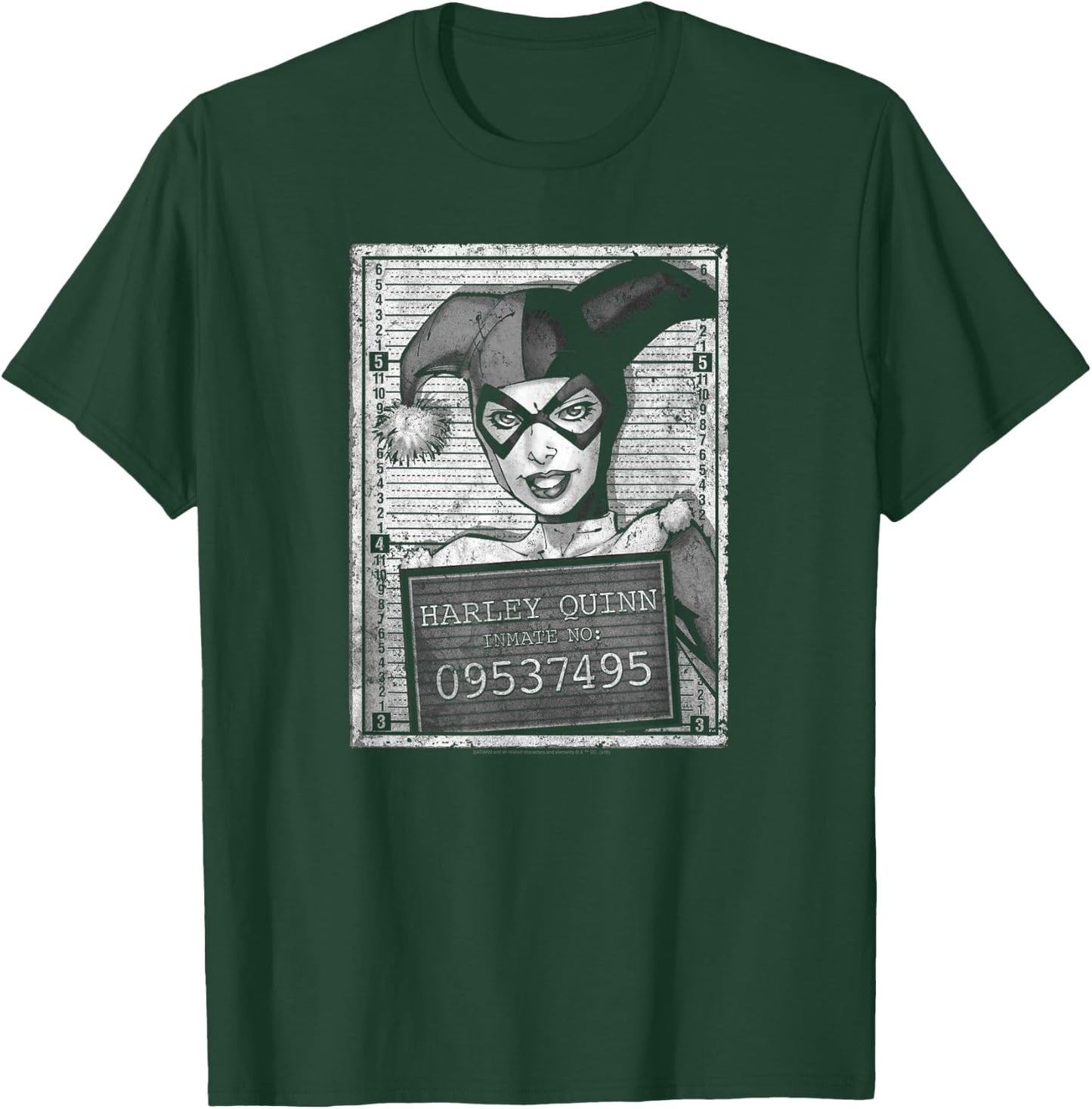 Batman Harley Quinn Inmate T-Shirt - T-Shirt | Forest
