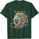 Luxury pearl and gemstone decorated lion design fashionable T-Shirt - T-Shirt | Forest