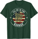 Retro Flag American Grandpa Mechanic I'll be in the garage T-Shirt - T-Shirt | Forest
