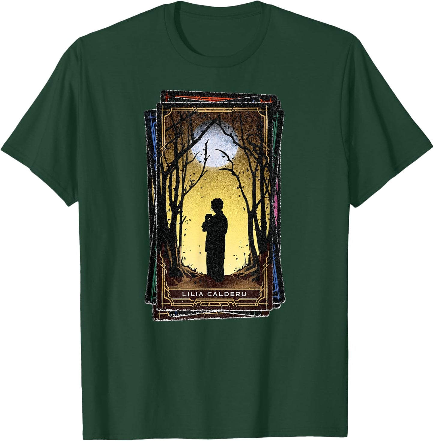 Marvel Agatha All Along Disney+ Lilia Calderu Tarot Card T-Shirt - T-Shirt | Forest