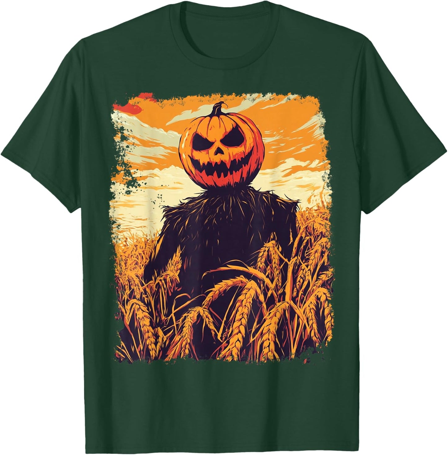 Halloween Pumpkin Man T-Shirt - T-Shirt | Forest