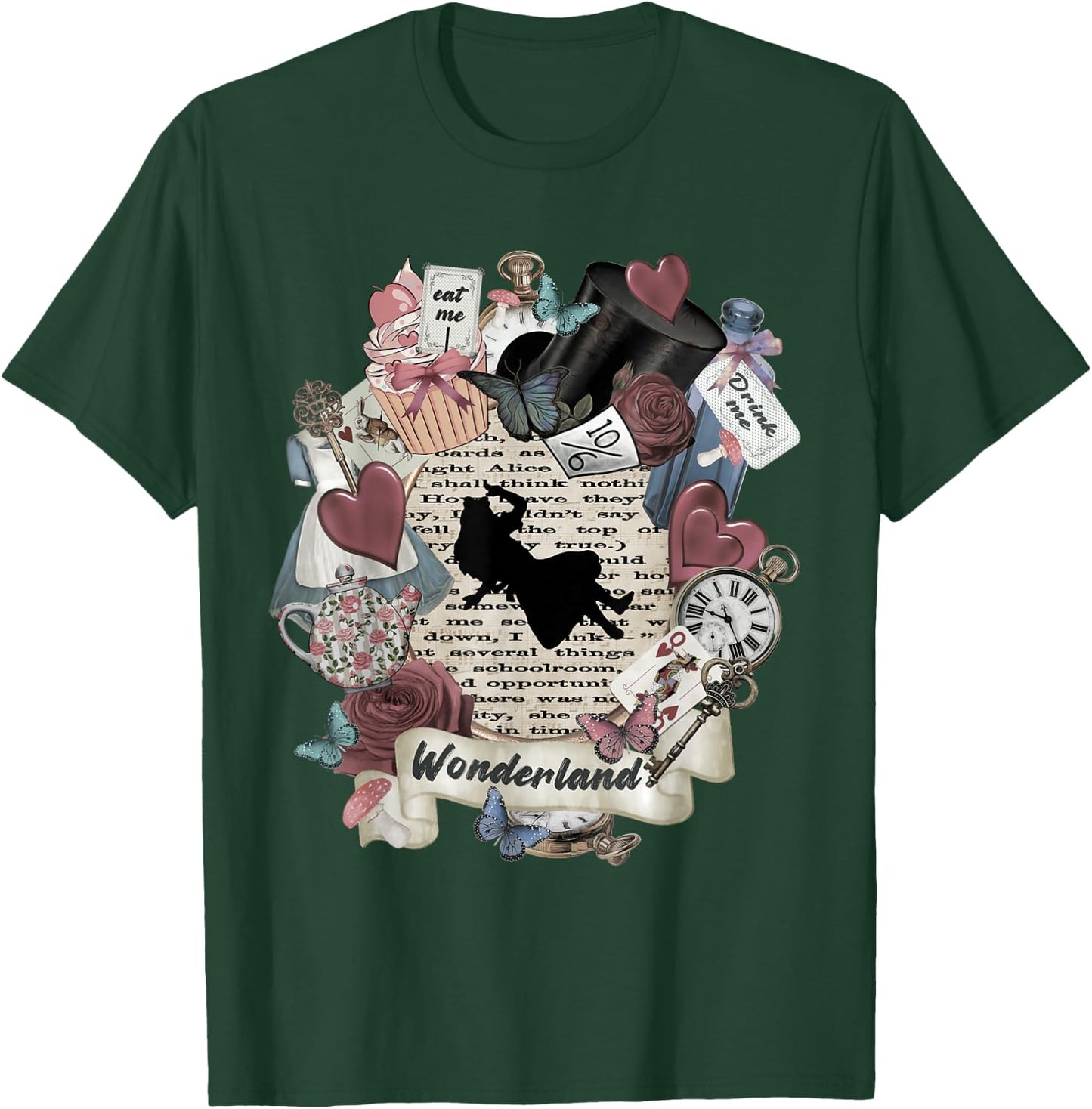 Wonderland Elements Party - Alice in Wonderland T-Shirt - T-Shirt | Forest