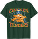 Chicken Tenders Funny Heavy Metal, Rap Bootleg Style Retro T-Shirt - T-Shirt | Forest