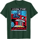 Transformers Optimus Prime Join The Autobots Retro Poster Small T-Shirt - T-Shirt | Forest