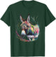 Donkey Men Woman Colorful Watercolor Donkey T-Shirt - T-Shirt | Forest