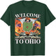Welcome To Ohio Meme Flames American Funny Joke T-Shirt - T-Shirt | Forest