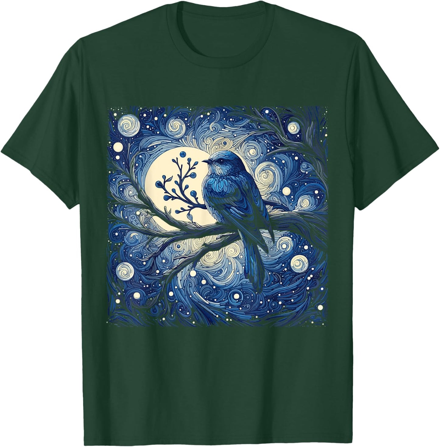 Patience Bluebird of Happiness Blue Bird Eastern Bluebird T-Shirt - T-Shirt | Forest