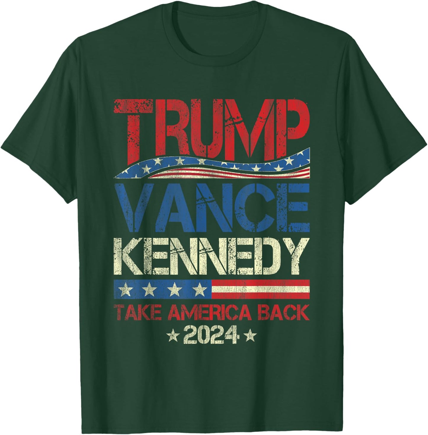 Trump Vance Kennedy Take America Back 2024 Election T-Shirt - T-Shirt | Forest