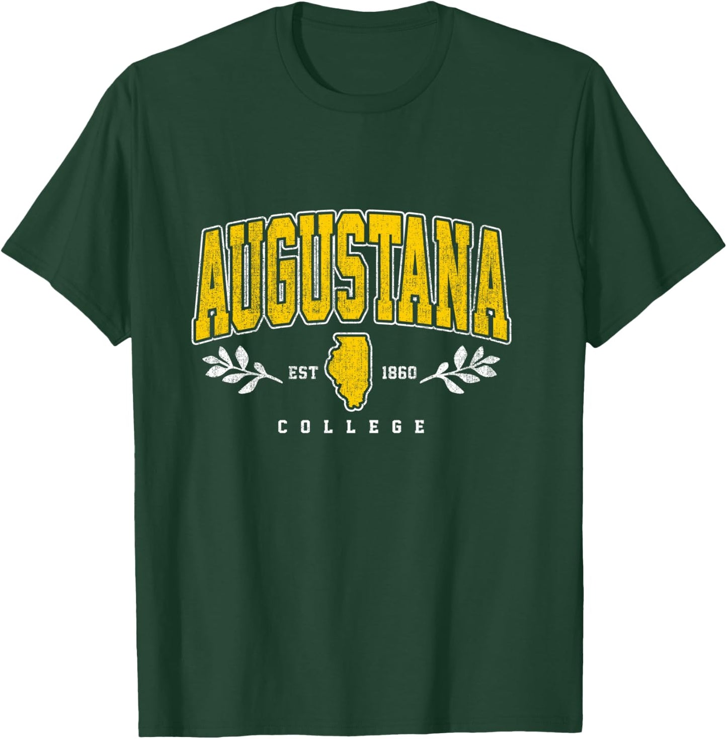 Augustana Arch Retro Vintage for Men Women T-Shirt - T-Shirt | Forest