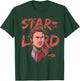 Marvel Guardians of The Galaxy Vol 2 Star-Lord Hero Sketch T-Shirt - T-Shirt | Forest