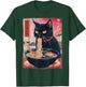 Cat Ramen Noodle Japanese Anime Kawaii Gifts Men Women Kids T-Shirt - T-Shirt | Forest