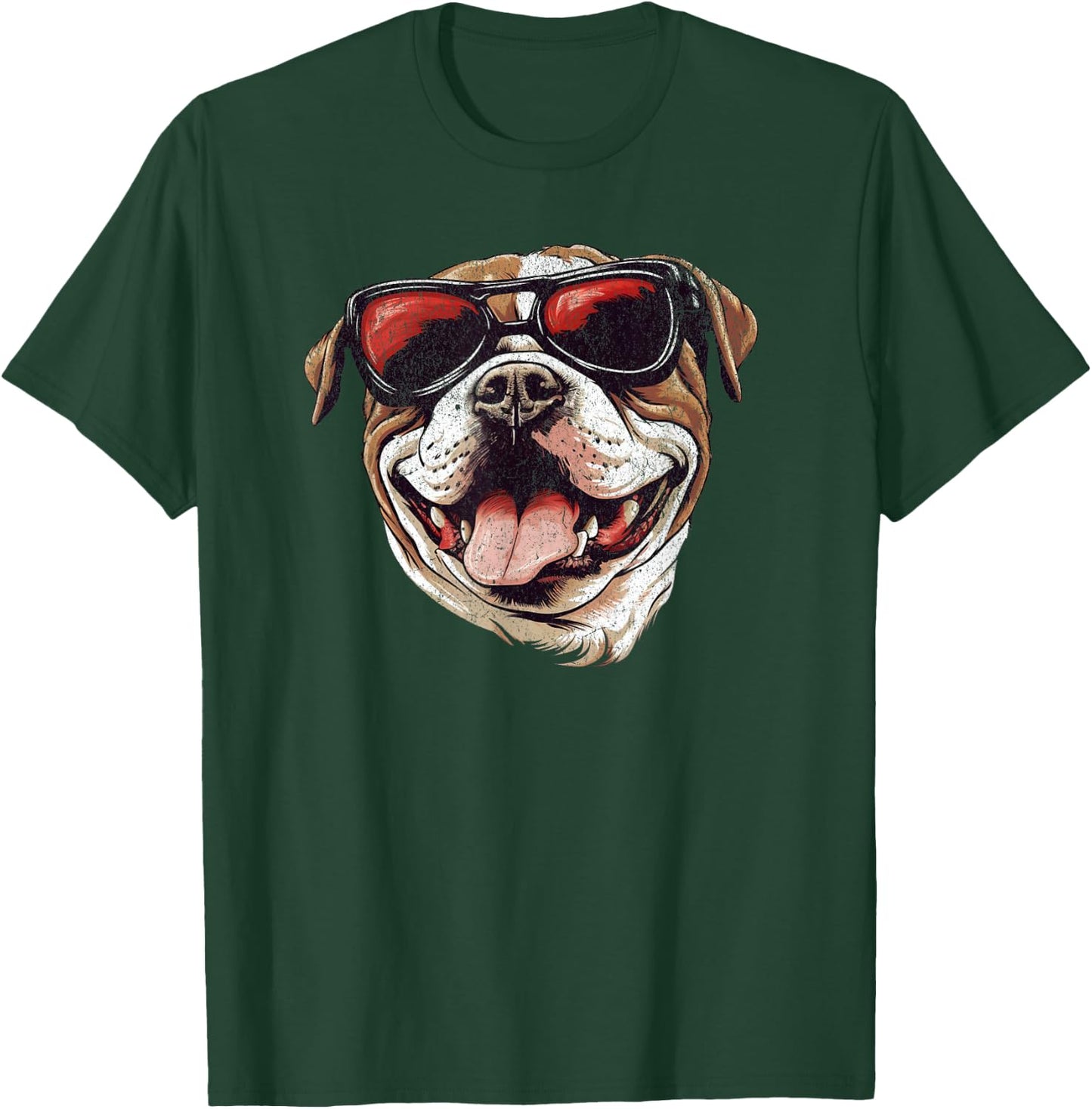Men's Women's Kids GA Georgia Dog Sport Lovers T-Shirt - T-Shirt | Forest