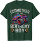 Godmother Of The Birthday Boy Monster Truck Family T-Shirt - T-Shirt | Forest