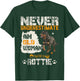 Never Underestimate An Old Woman With A Rottweiler Dog Lover T-Shirt - T-Shirt | Forest