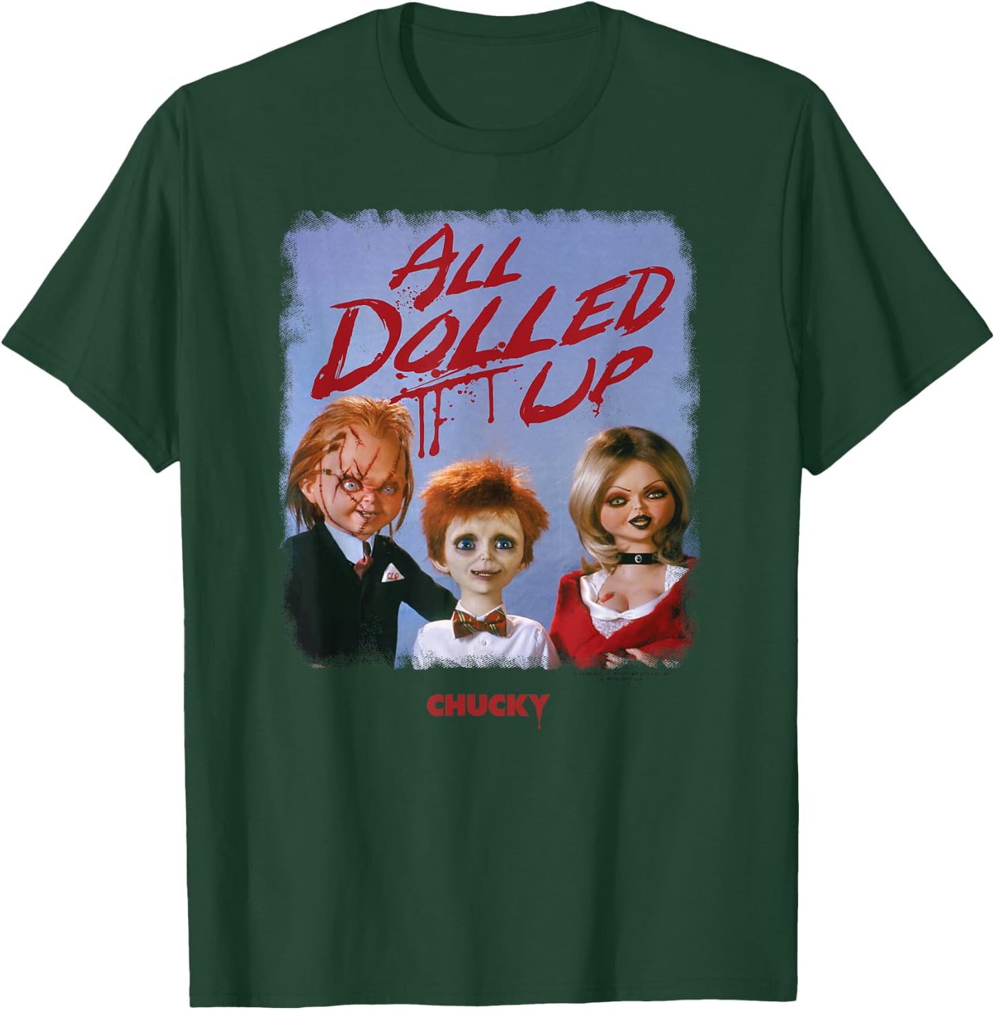 Chucky Family All Dolled Up T-Shirt - T-Shirt | Forest
