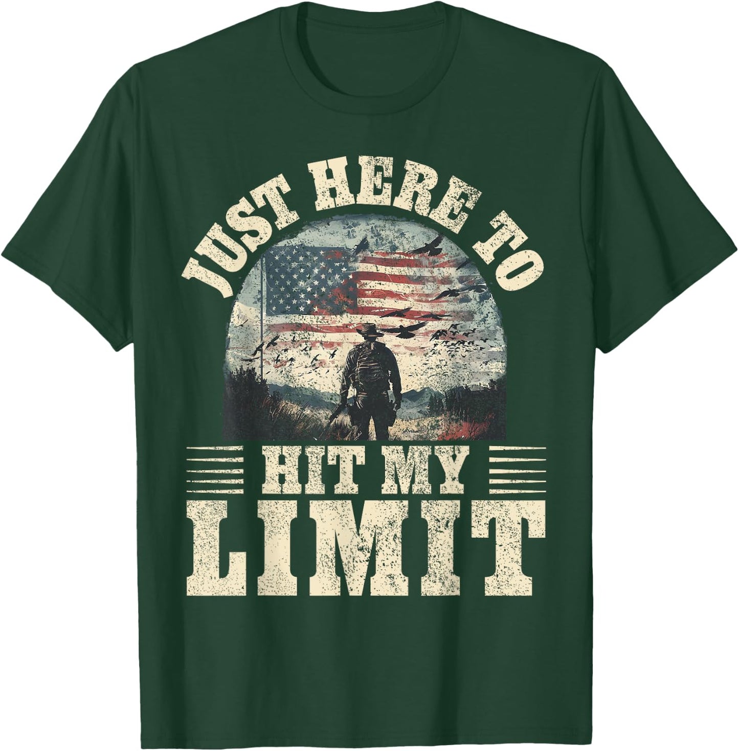 Dove Hunting - Here To Hit My Bag Limit Dove Hunter T-Shirt - T-Shirt | Forest