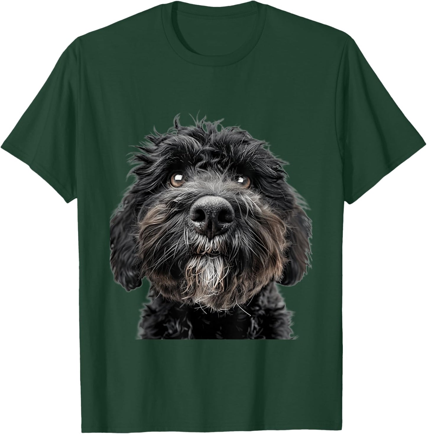 Portuguese Water Dog , Small, Black T-Shirt - T-Shirt | Forest