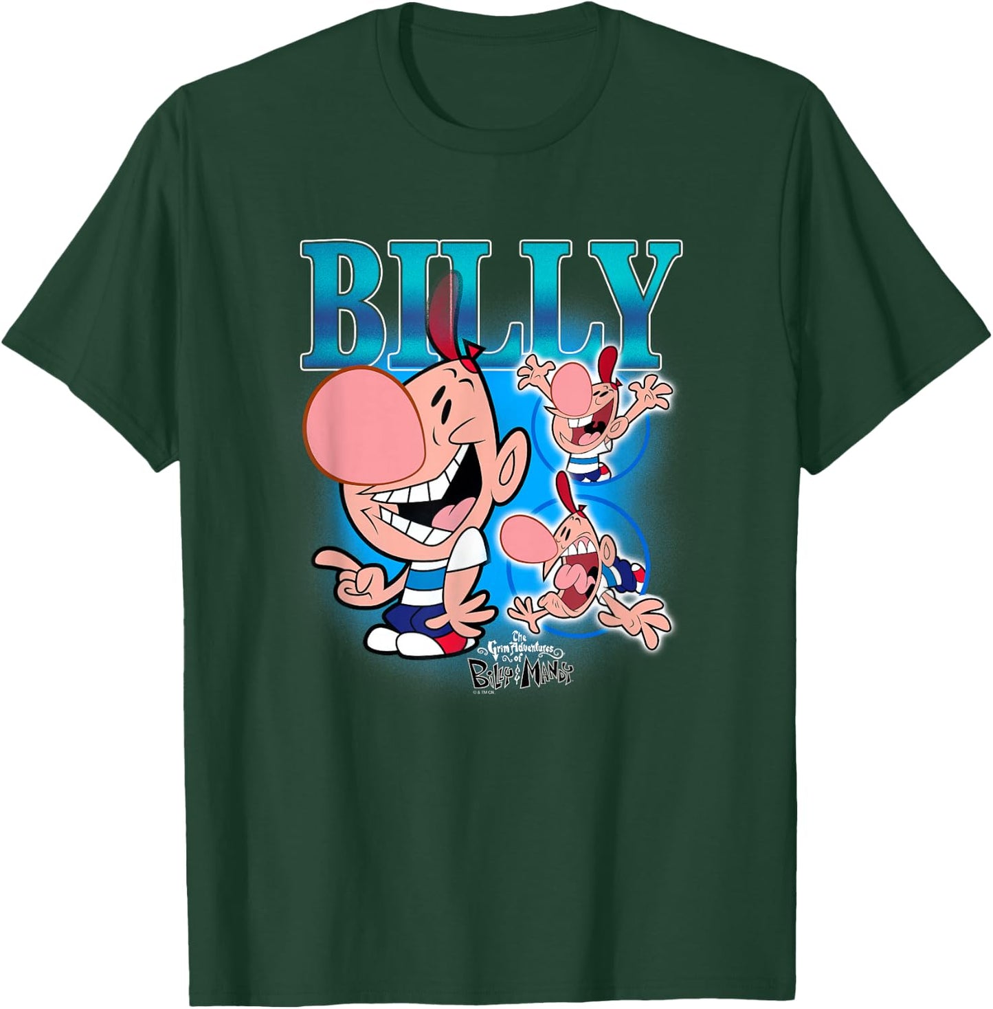 The Grim Adventures of Billy and Mandy Billy Retro Montage T-Shirt - T-Shirt | Forest