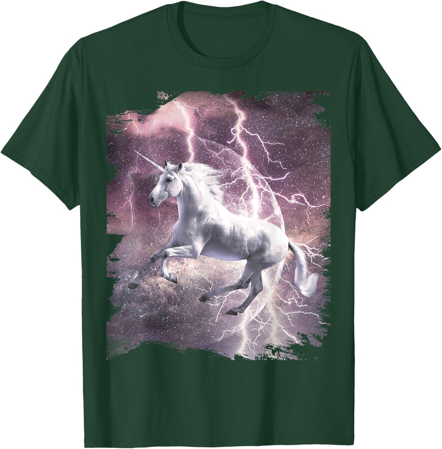 Epic Lightning Unicorn T-Shirt - T-Shirt | Forest