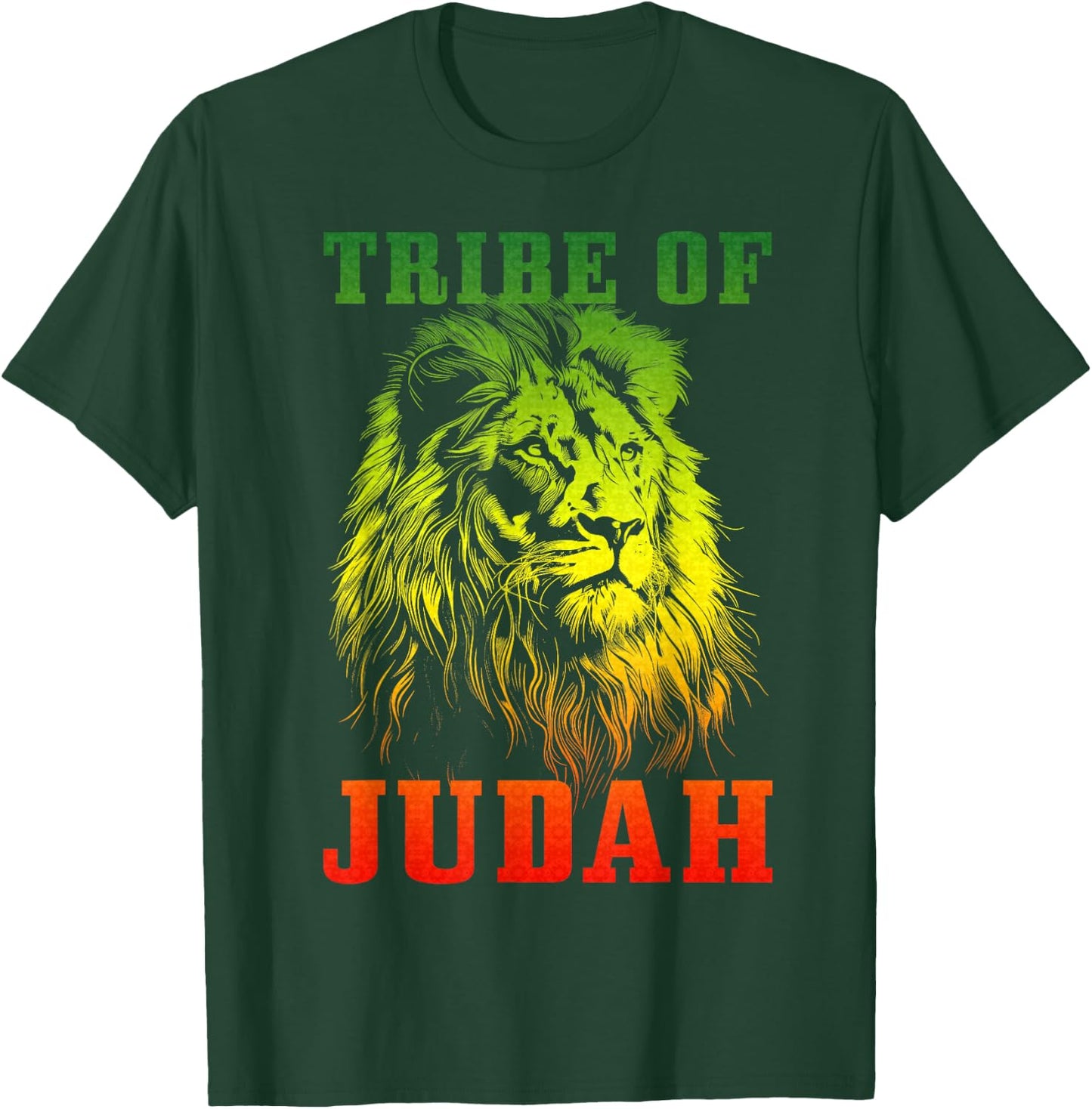 Lion Of Judah Tribe Hebrew Israelite Christian African YHWH T-Shirt - T-Shirt | Forest
