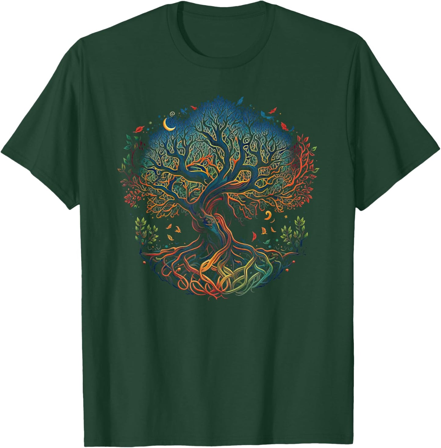 Tree of Life Yggdrasil Viking Midgard Thor Walhalla T-Shirt - T-Shirt | Forest