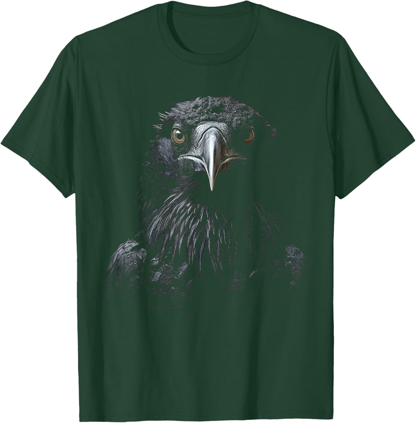 Raven Animal Zoo Art Raven T-Shirt - T-Shirt | Forest