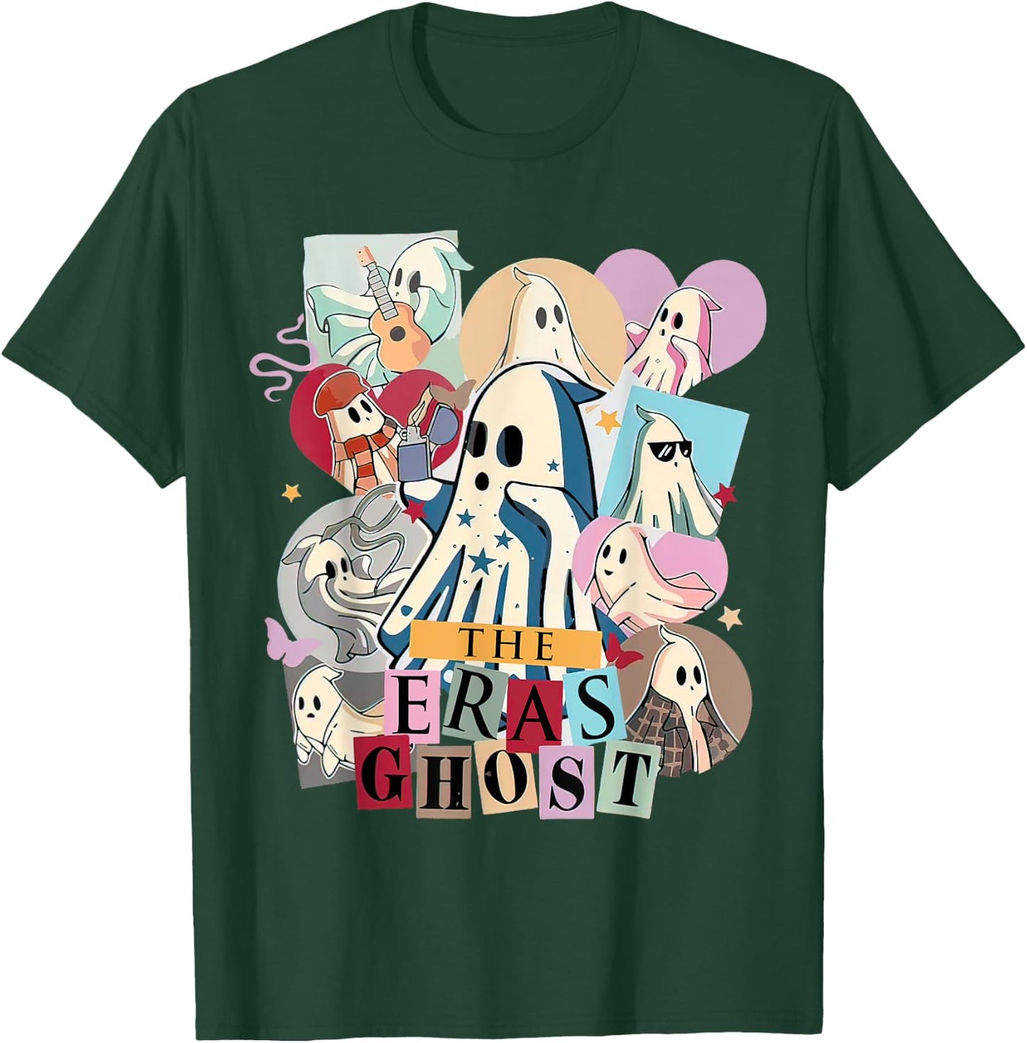 Halloween The Er@s Ghost Tour, Spooky Pumpkin Ghost T-Shirt - T-Shirt | Forest