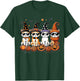 Cute Cats Witch Hat Funny Halloween Pumpkin Women Girls T-Shirt - T-Shirt | Forest