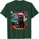 Van Gogh Starry Night Cat Funny Cat Christmas T-Shirt - T-Shirt | Forest