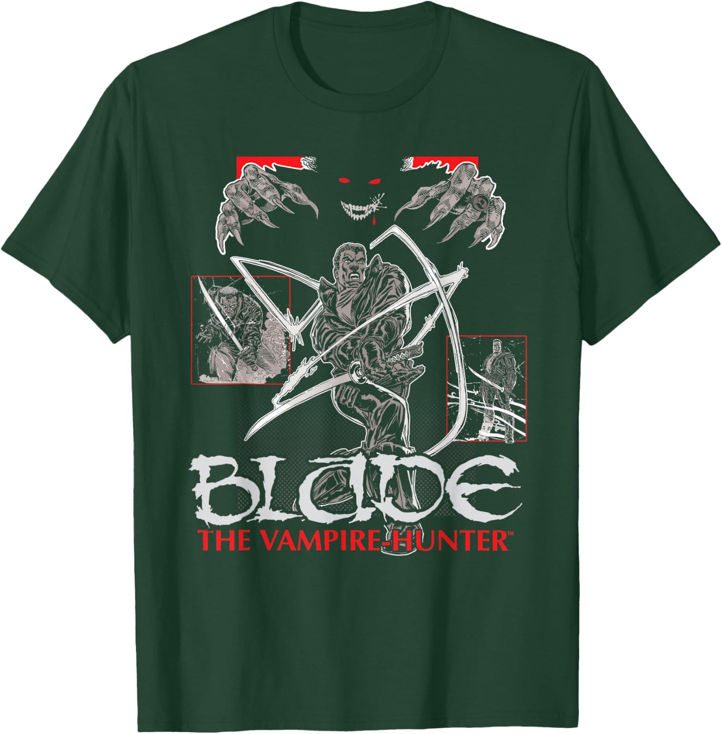 Marvel Blade The Vampire Hunter 90s Comics T-Shirt - T-Shirt | Forest