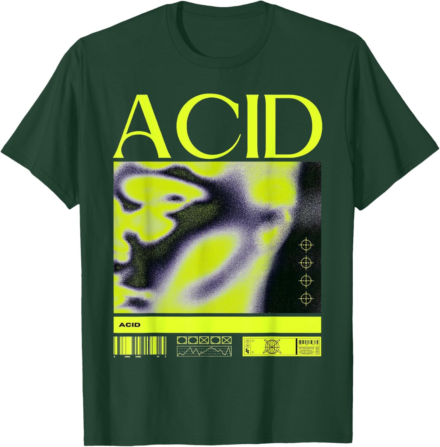 Acid House Music Techno DJ Rave EDM Party Festival T-Shirt - T-Shirt | Forest