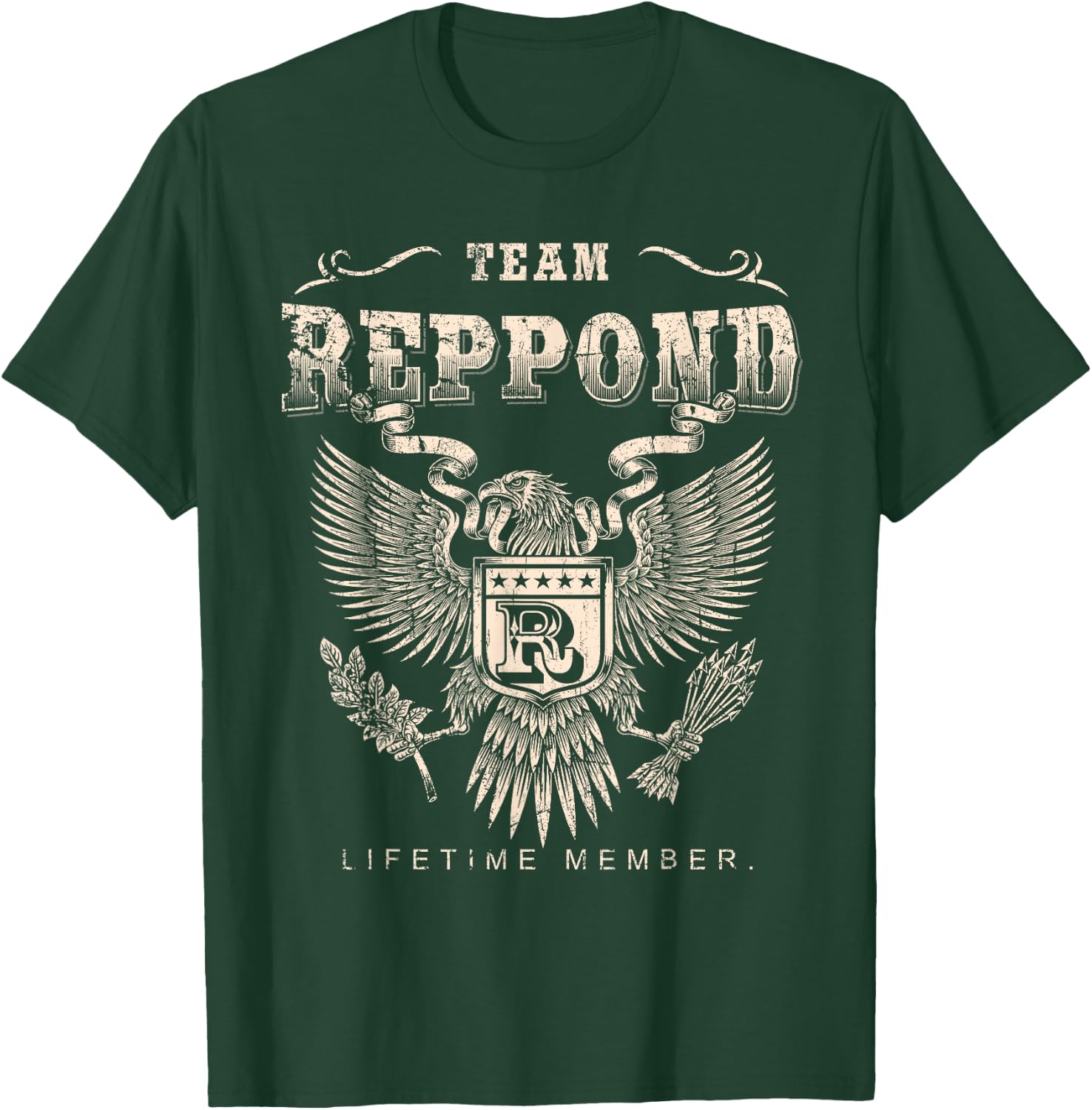 Team Reppond Lifetime Member - Reppond Name T-Shirt - T-Shirt | Forest