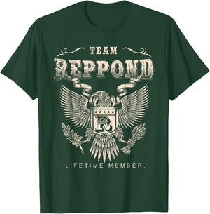 Team Reppond Lifetime Member - Reppond Name T-Shirt - T-Shirt | Forest