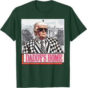 Take America Back Daddys Home Funny Trump Pink 2024 Election T-Shirt - T-Shirt | Forest