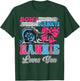 Burnouts or Bows Nannie Loves You Gender Reveal Party T-Shirt - T-Shirt | Forest