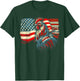 Chicken 4th Of July Flag American Patriot USA Farm Chicken Women Kids Men T-Shirt - T-Shirt | Forest
