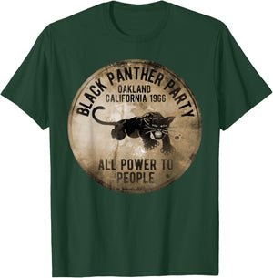 Vintage Oakland California 1966 Black Panther Party T-Shirt - T-Shirt | Forest