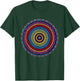 Vibrant Mandala 2024 Creative Dot Art Design T-Shirt - T-Shirt | Forest